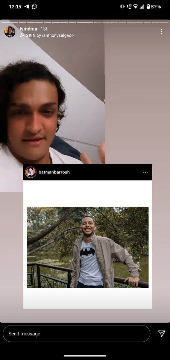 MarlonBarrosH's tweet photo. Jo'a, broski, lo único que hice fue expresarme con una delicada carcajada en el comentario de uno de tus hits musicales. Eso me obsequió un lugar privilegiado entre las menciones de tus stories. El poderosísimo Bruce Wayne se siente orgulloso, principalmente por vivir en Circol. https://t.co/iyuZ0tg2qX