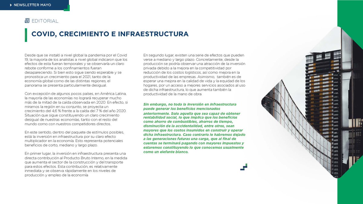 AIC_Economia's tweet photo. Te invitamos a leer la editorial de nuestra newsletter; COVID, Crecimiento económico e infraestructura.
#AIC_Informa
Más en https://t.co/FWGx6h4lbw https://t.co/LLX0P6hDZk
