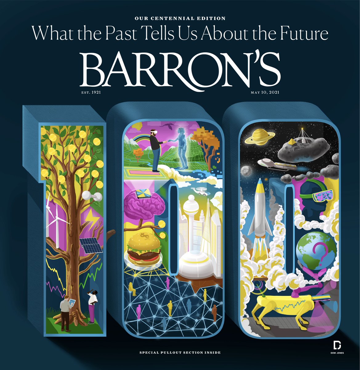 The auction of <a href="/barronsonline/">Barron's</a> Centennial cover is live now on SuperRare: superrare.co/artwork-v2/bar…

Own a piece of history. Winning bidder will also receive a 100-year Barron's subscription (non-transferable to any future resale).

Auction ends 5/12 around noon ET