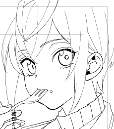 下書きのほうが可愛いやつ 
