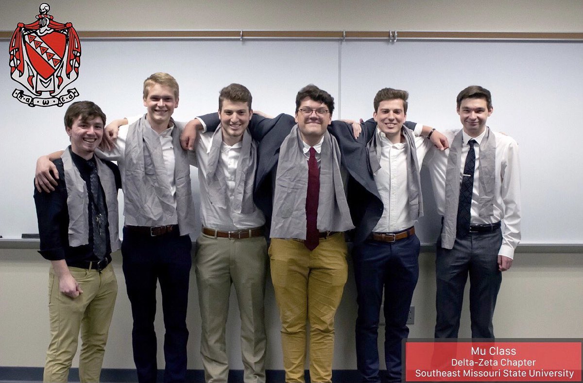 Congratulations to our 6 new initiates. We are so proud of our Mu class and we can’t wait to see their growth within our fraternity!