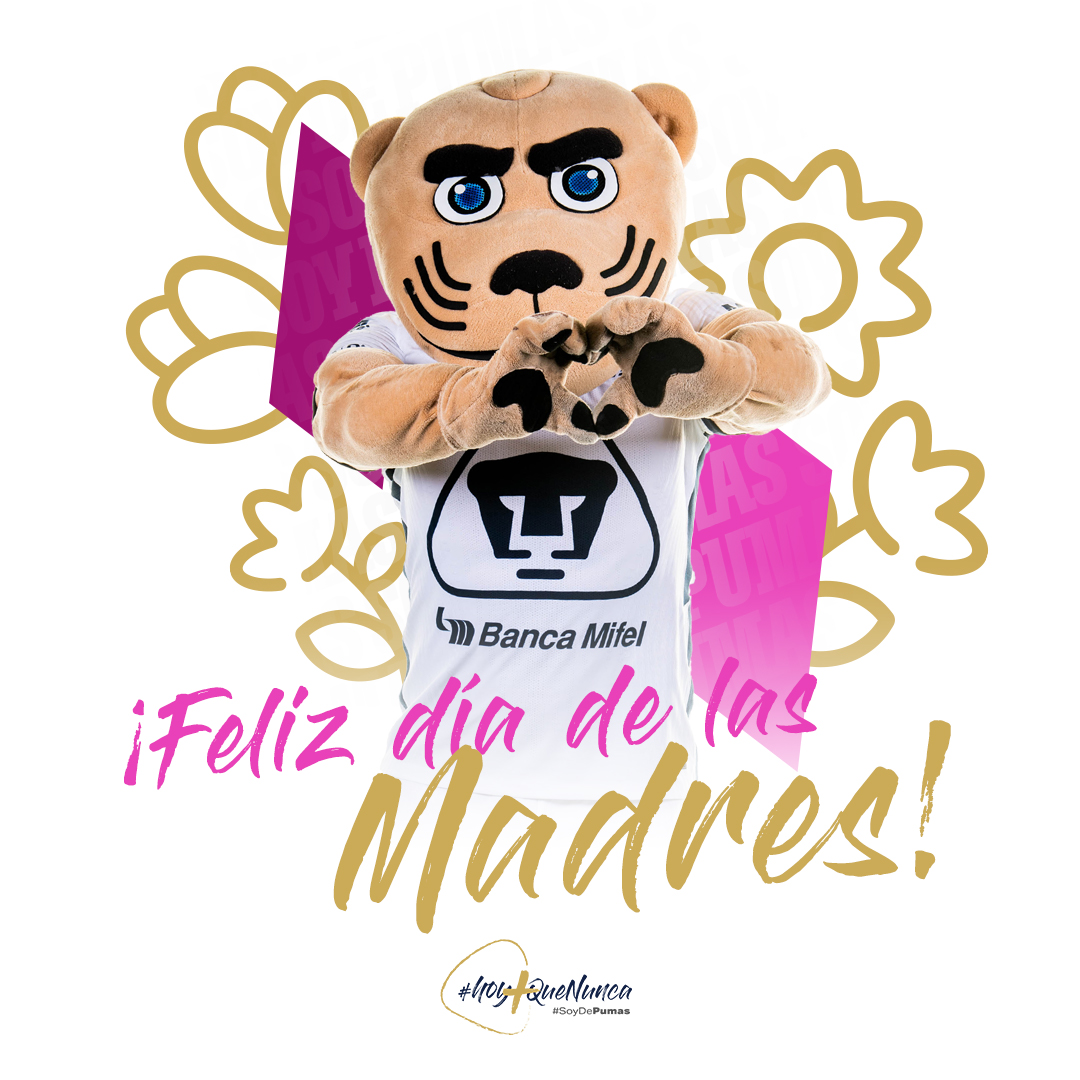 Por ser nuestra más fiel seguidora, porque no importa las veces que fallemos siempre estarás ahí, por la garra con que nos impulsas a seguir adelante. 💐👏

¡Feliz día a todas las mamás auriazules! 💙🐾

#SoyDePumas