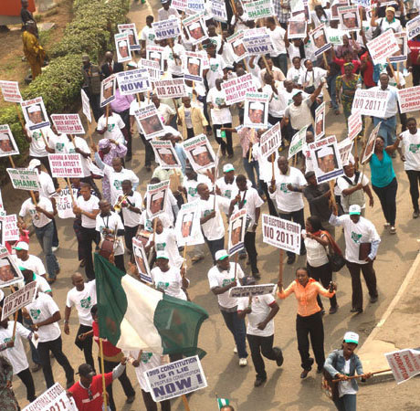 The NBA argue that president shld ve transmitted letter while many Nigerians like PMB called on NASS 2 declare him incapacitated.Protest across Abuja & Lagos by Save Nigeria group lead by Late Odumankin, Soyinka and Tunde Bakare.... calling on elevating GEJ as acting president.
