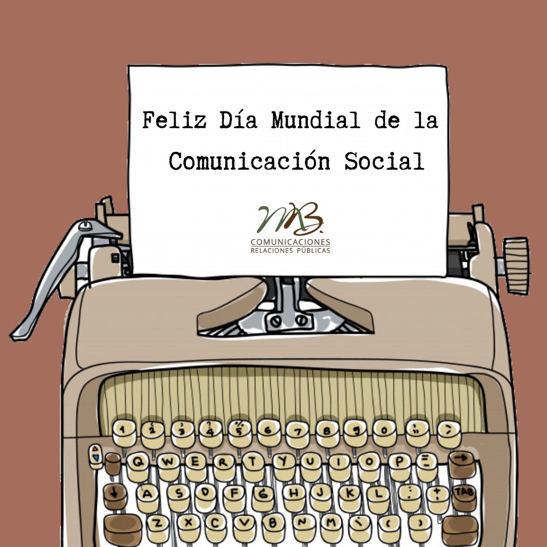 MBcomunicacion's tweet photo. Hoy, 10 de mayo, se celebra el Día Mundial de la Comunicación Social una fecha que invita a reflexionar sobre su rol y la conducta ética de quienes los impulsan, además de su compromiso social. 

Resaltamos la importancia de la comunicación social en la sociedad. https://t.co/s084hiGZl2