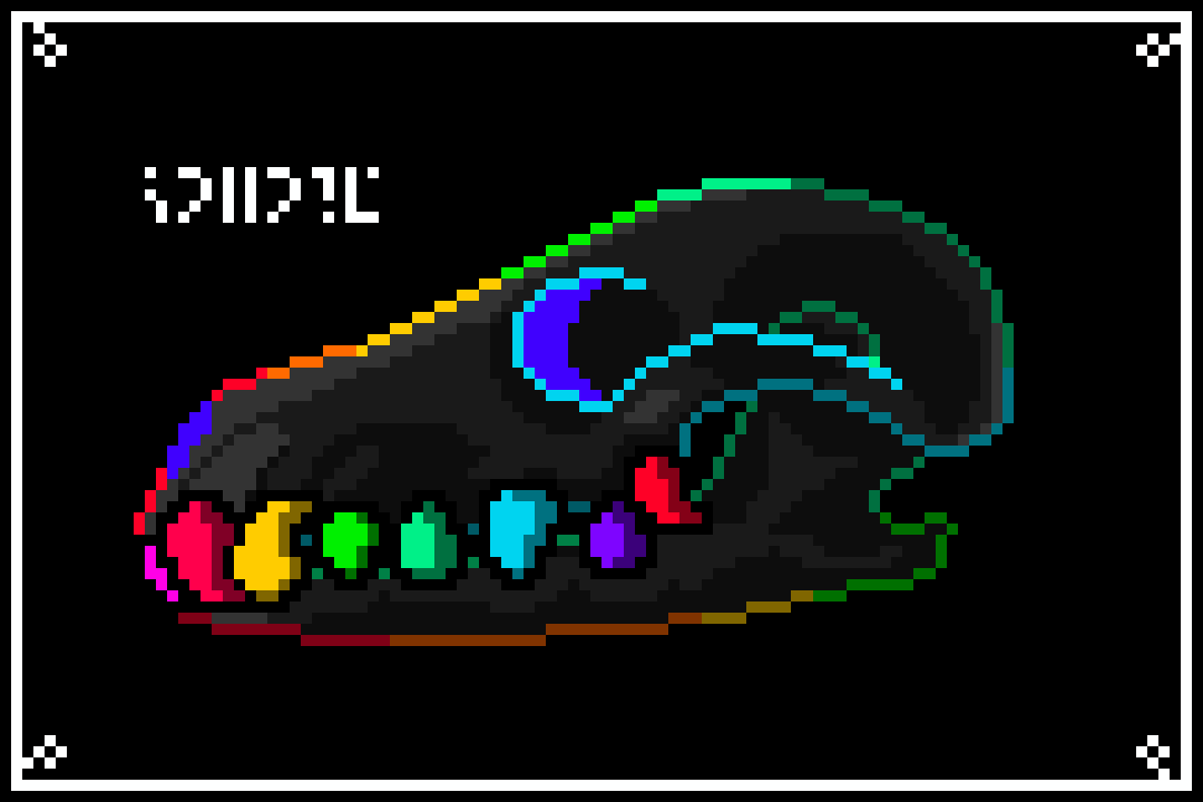 one_bit_dev's tweet photo. @9voltwiseman I don't have a lot of pixel art but at least the ones I did I was obsessed with skeletons and skulls https://t.co/eqU4PqVm43