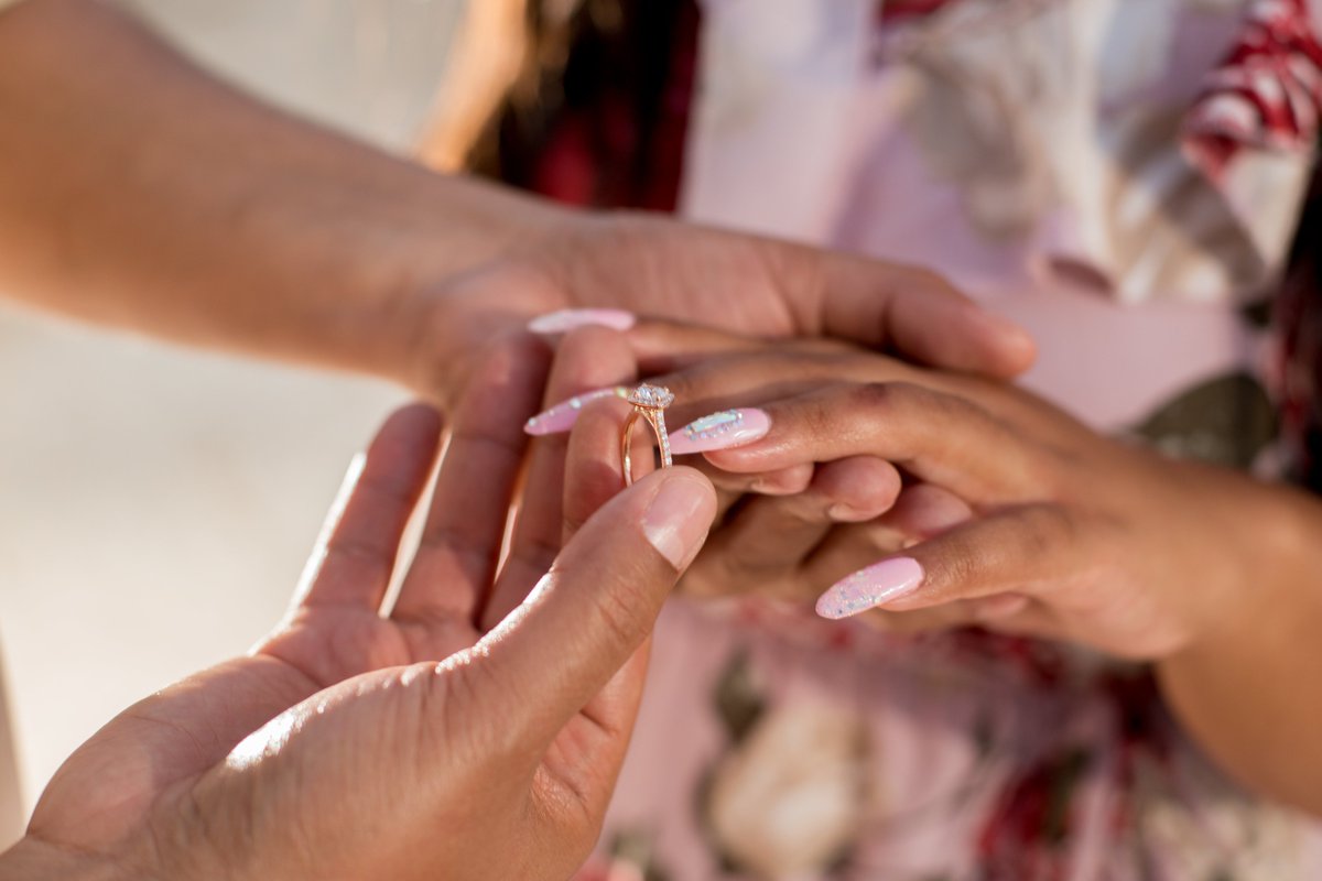 hanas1220's tweet photo. kinda got engaged over the weekend 😊🥰🥺 knew I'd marry him the moment I met him but I still cried like a baby when he proposed! Love you @L4yzur 😘 https://t.co/71f6ZE7fMK