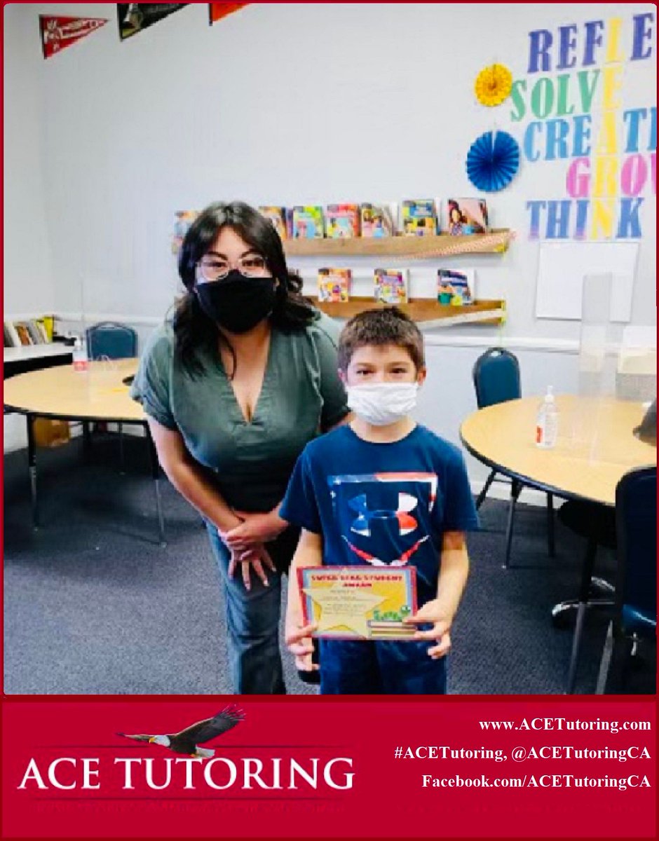 aceanheggers's tweet photo. We are pleased to recognize April Star Student, Marcus M., who has been making excellent progress through his reading program and aced two of his spelling tests!
#acetutoringfam #starstudent #acereading https://t.co/E86YwoLP4X