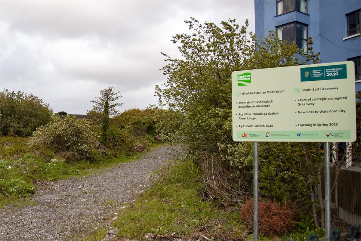 En-route to a bigger and brighter future along the Southeast Greenway 🇮🇪 #NewRoss