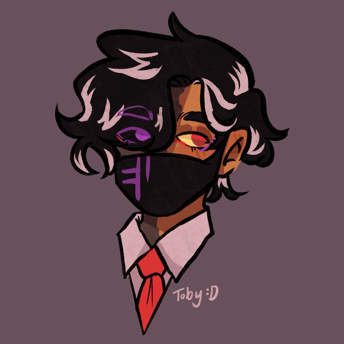 @UltimatelyKey Endermanguy \o/
He can go more human or full on Enderman guy if he wants to
[Last drawing by @/suevann7] 