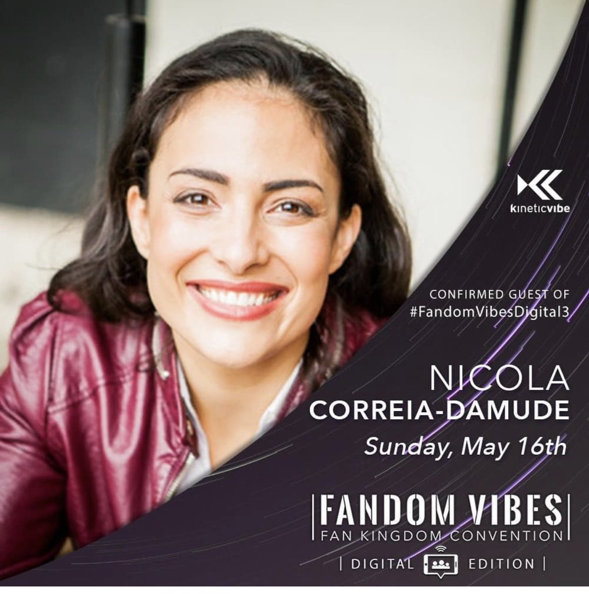 NicolaNCD's tweet image. So excited!!! Can’t wait to see you all at @FandomVibesCon on Sunday!🎉🎉🎉 @kinetic_vibe #FandomVibesDigital3 @ShadowhuntersTV #shadowhunters #lightwoods