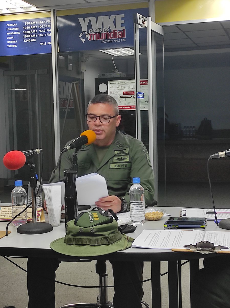 #DefensaIntegral GD Ángel Moronta Cmdte de la <a href="/ZODI_TACHIRA/">ZODI N° 21 TÁCHIRA.</a> hace el llamado a toda la colectividad tachirense a tener precaución, mantener las medidas de Bioseguridad, en virtud de que hoy 17 personas salieron positivo.
<a href="/MGOvidioDelgado/">MG. Ovidio de Jesús Delgado Ramirez</a> 
#SemanaFlexibleCuidate