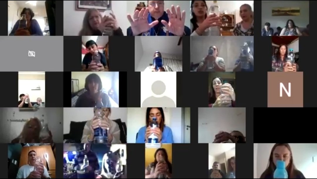 pauui_17's tweet photo. España y Argentina unidas en el primer Ritual Contra Hechizos, Maleficios y Peligros vía Zoom celebrado por el @Obispo_Manuel el día Domingo 9 de Mayo del 2021. Gracias a todos los que se han unido en Oración para Liberación, Sanidad y Protección personal y familiar. https://t.co/MJMchwQMy6