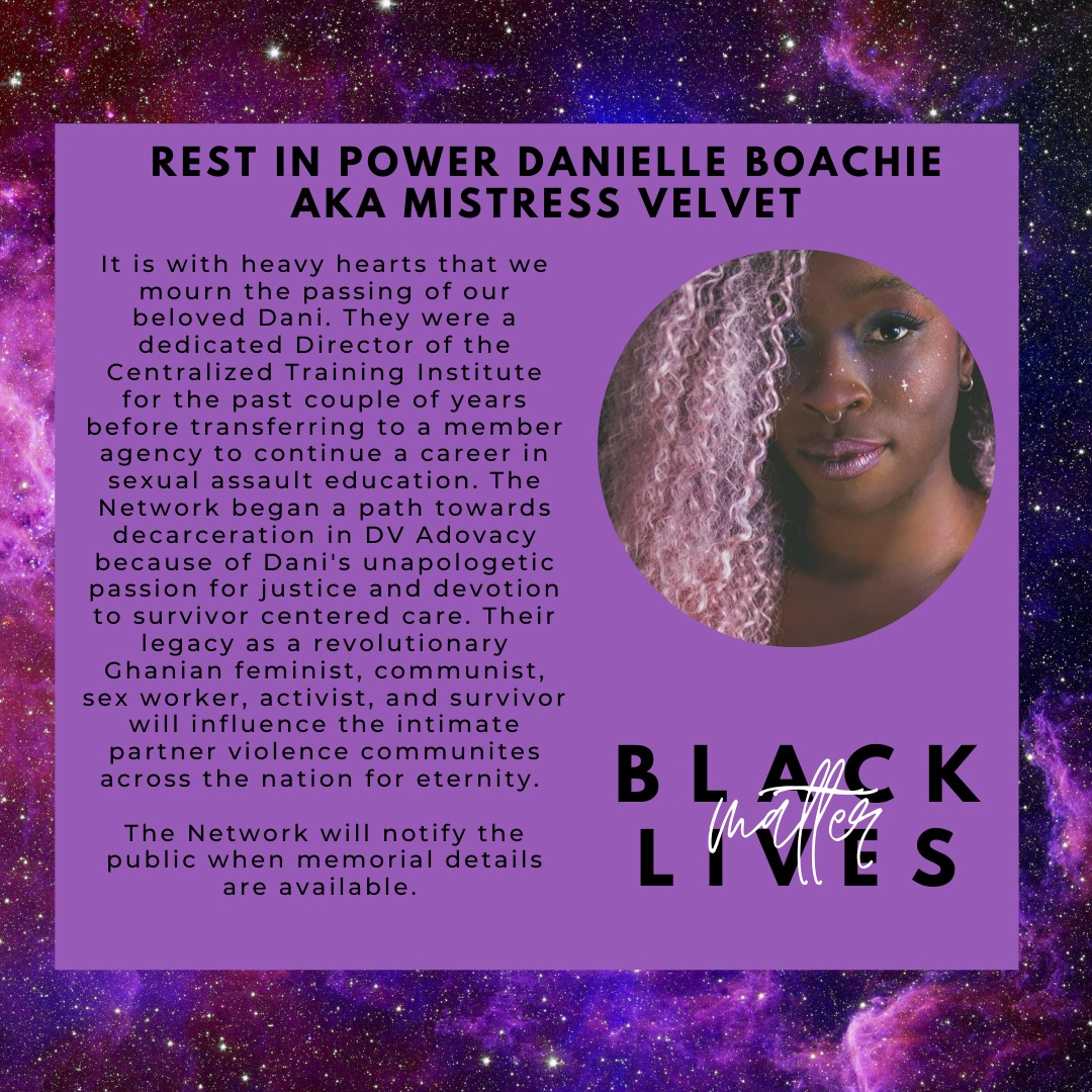 Just heard from a friend who's involved in DV work what a powerful impact Velvet had, in terms of bringing an analysis of policing and racial justice to that work in Chicago. If you know that area of work, you know that's no small feat. Let's honor them:  https://gofund.me/7e445e86 