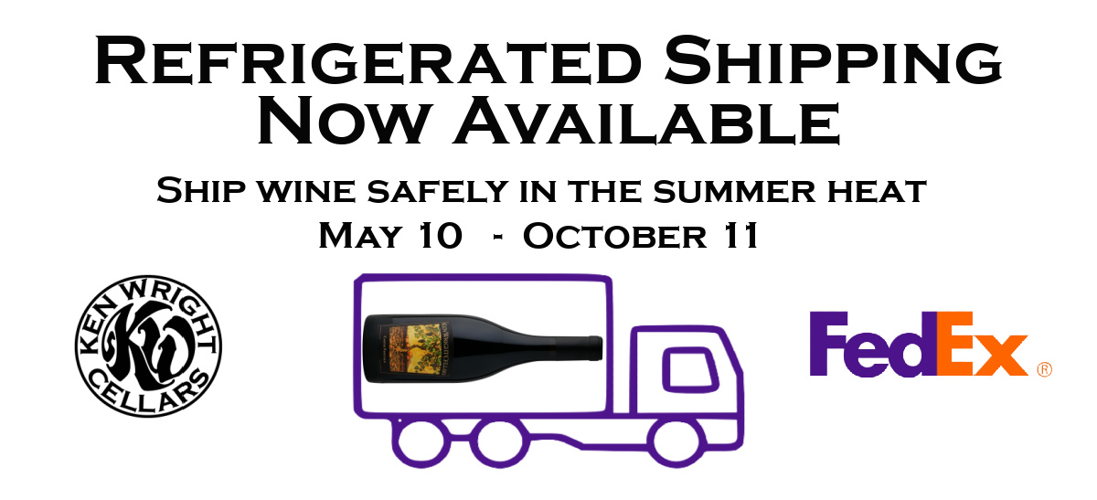 KWCellars's tweet photo. Enjoy Ken Wright Cellars throughout the summer with refrigerated shipping May 10- Oct. 11! #KenWrightCellars #RefrigeratedShipping https://t.co/RMWtOHpR1Q