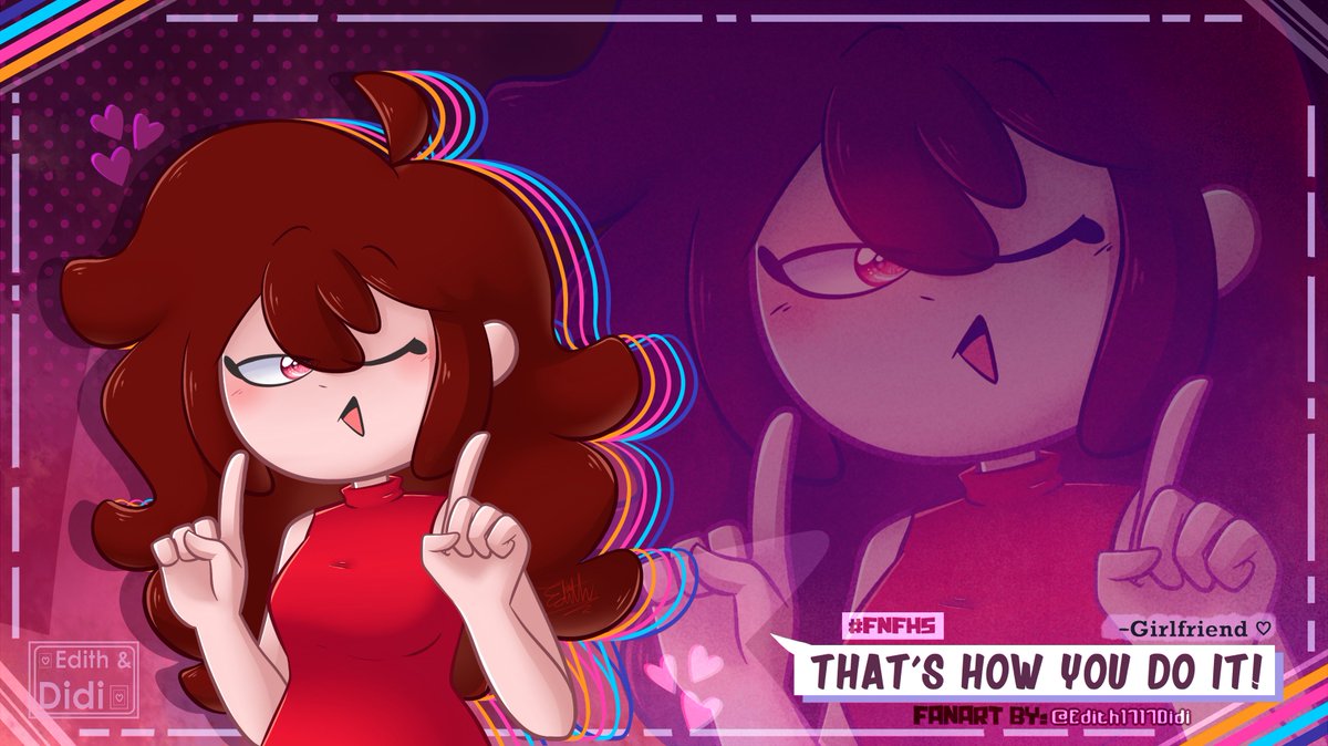 EdiDidiSpam's tweet image. Yo también quería hacerles un fanart a los diseños de Fnfhs 😔👊✨
Les dejo un Gf &amp;lt;3
MUCHA SUERTE CON EL PROYECTO!! 💕✨

-♡[ #FNF | #FNFHS | #FridayNightFunkin ]♡-