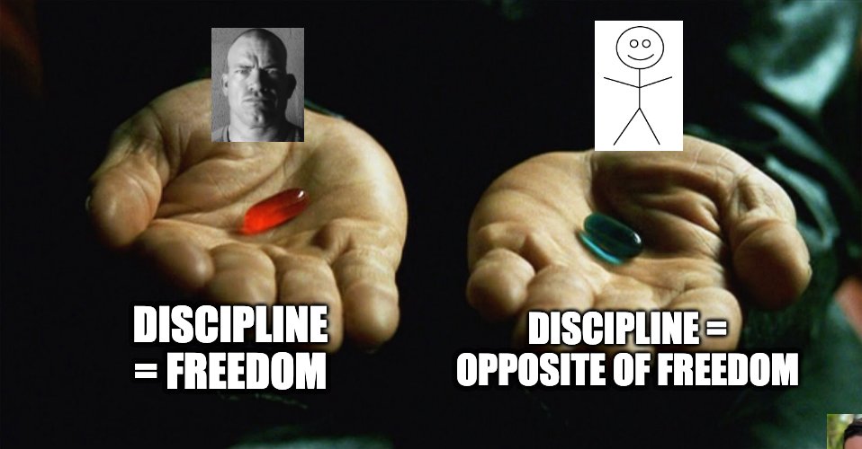 • The irony is that the red pill metaphor is itself a red pill - once you see it, you can never unsee it. • The best content creators on the internet all have their own red pill, which makes their content so enticing. E.g.  @jockowillink's red pill: