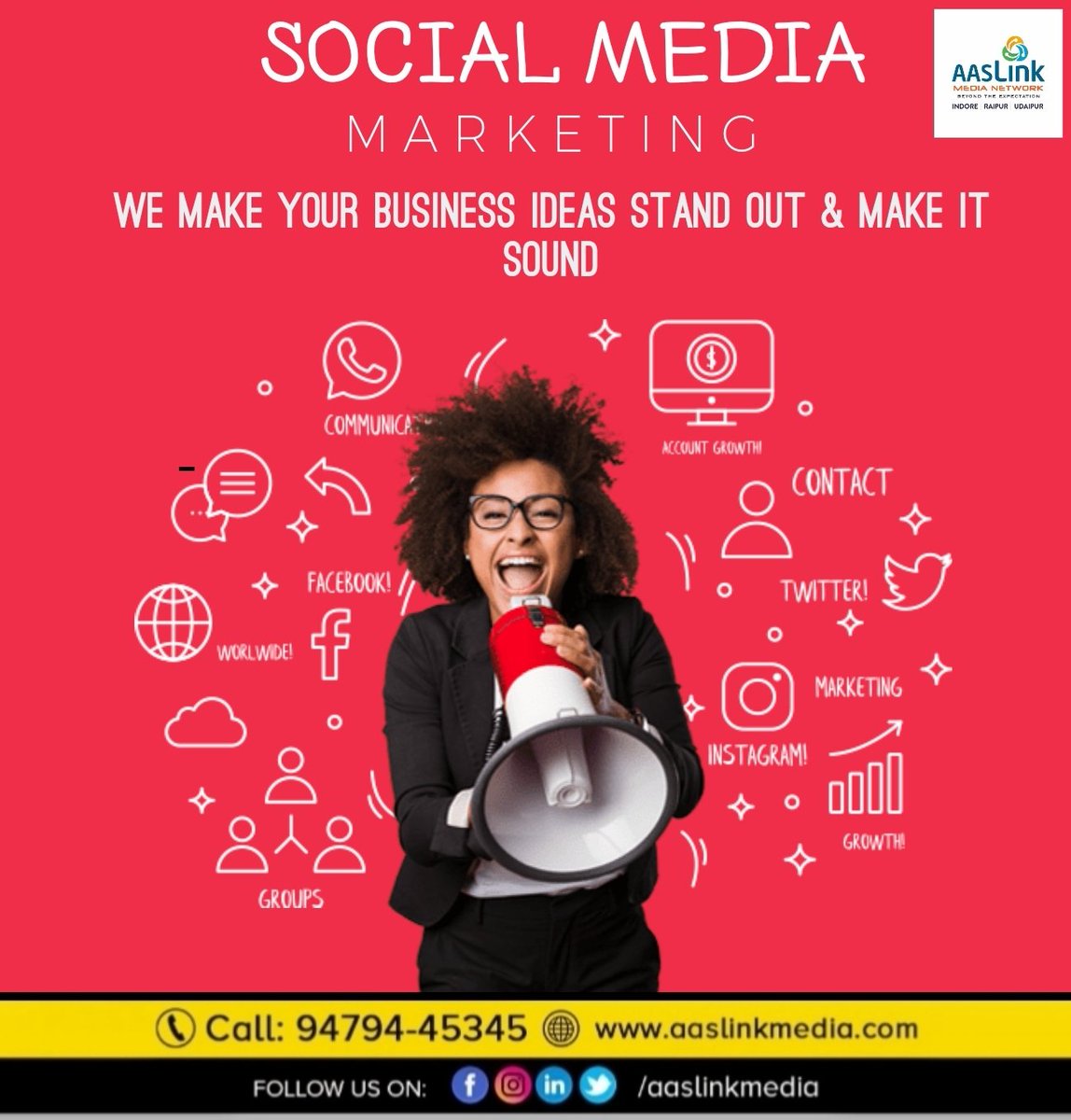 AaslinkN's tweet photo. Grow your business with AASLink Media Exclusive Lead base advertising....

Design and Concept made by - @SamarPriyanshi

#aaslink #aaslinkmedia #aaslinkmedianetwork  #businessconsultant  #brandconsultant  #digitalmarketing #socialmediamarketing  #advertising #promotion #branding https://t.co/XiRNf2bDvk