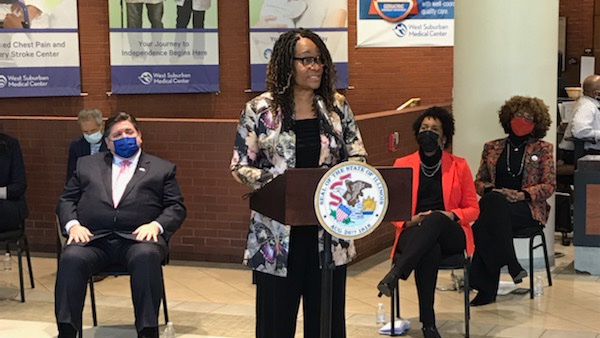 LtGovStratton's tweet photo. The Health Care and Human Services Act will ensure that our children are healthier and families are stronger.
Thank you, again, @GovPritzker, for signing #HB158 into law, and thank you to the @IllinoisLBC for your leadership. I look forward to supporting implementation efforts. https://t.co/FtOv5EzHCs