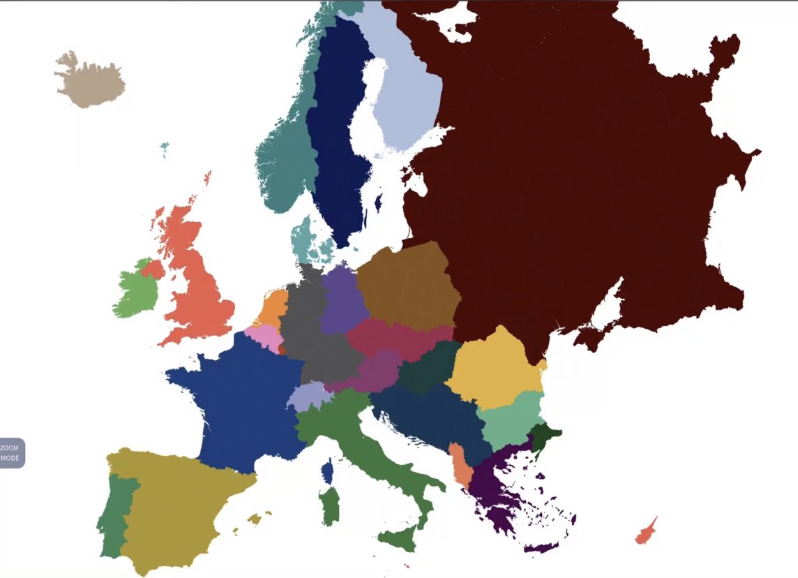 TimelapsesYt's tweet photo. Europe but it’s 1960 https://t.co/iYvQ210Ctw