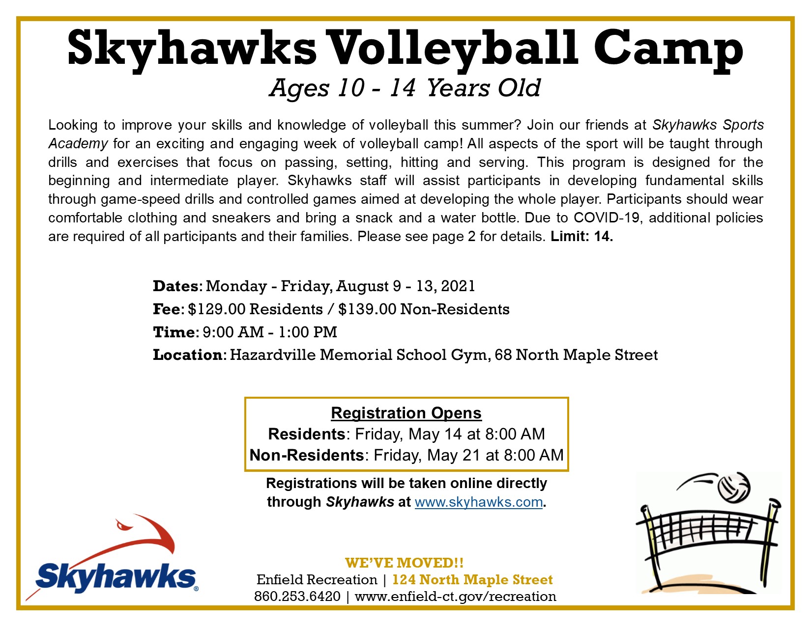 Enfield Recreation on Twitter "Bump, set, SPIKE!! 🏐 Get ready for