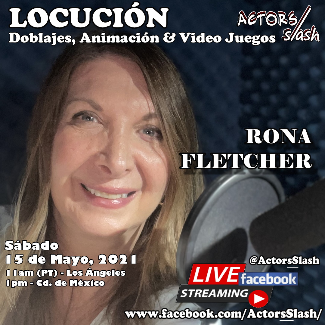 ActorsSlash's tweet photo. No te pierdas la oportunidad de aprender de los grandes en el mundo de la #animación, #doblaje y #videojuegos. La @Super_Locutora #RonaFletcher estará en @ActorsSlash este sábado 15 de Mayo junto con otros #locutores profesionales de México.

Acompáñanos!
https://t.co/pEKe7kcxZl https://t.co/adtdn1QzG0