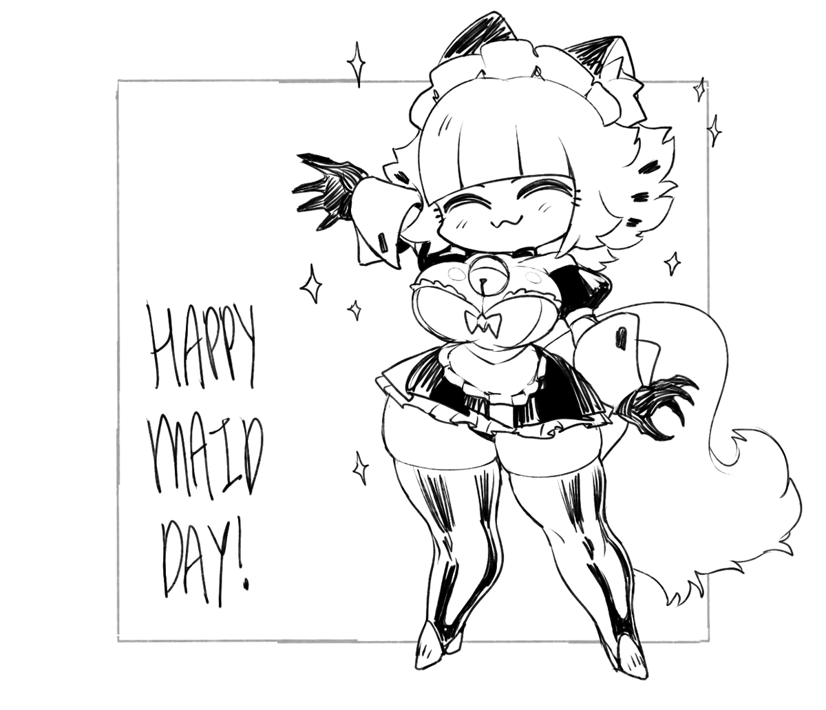 It's not much, but happy Maid Day! 
