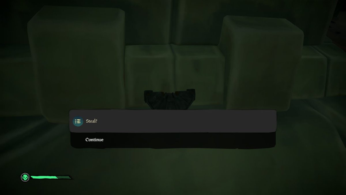 CrankratKat's tweet photo. @SeaOfThieves   I think we just found one of Duke's new runes? Jayden9832 and CrankratKat found this @ unnamed island N13 - in the north west cavern by the altar under the water! Is this new? #seaofthieves #dukesrunes #SoT https://t.co/nv0k8S8BER