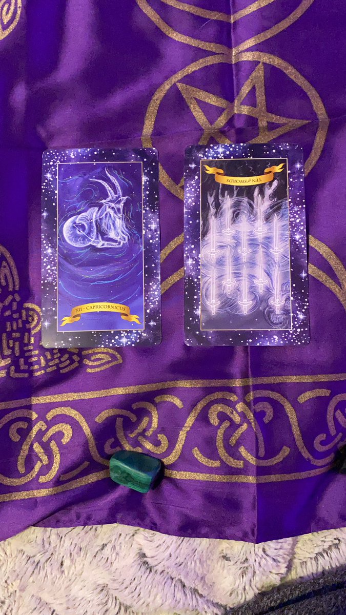 Aries (sun, moon, rising, dominant):Two cards flew out for y’all, The Hanged Man and the Ten of Swords Rx. Some of you might be feeling trapped or as though you’ve been holding onto something that you aren’t ready to let go of. It’s time to release yourself from whatever it is -