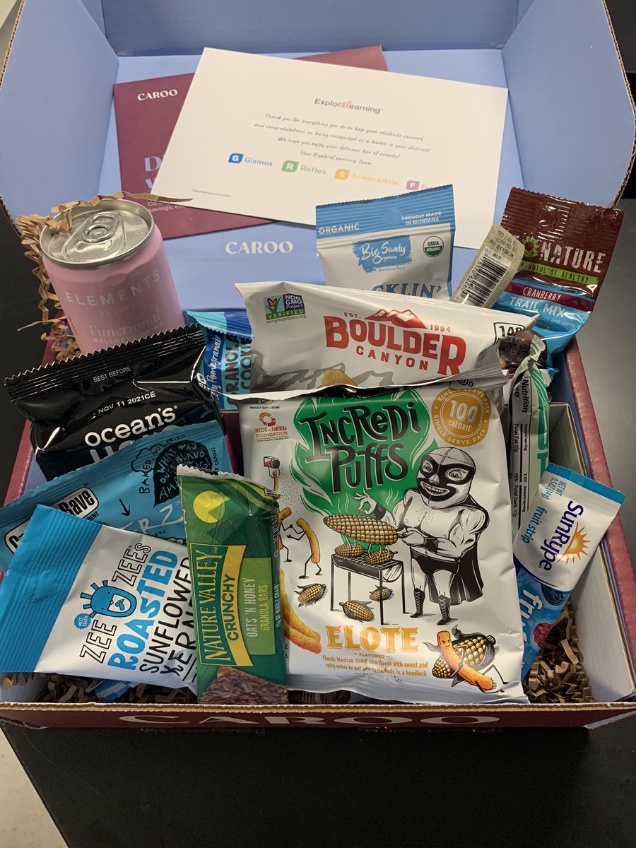 Thank you <a href="/ExploreLearning/">ExploreLearning</a> for recognizing me and for these delicious treats! @CISD_Science <a href="/CMSNorth/">Coppell MS North 🐾</a>