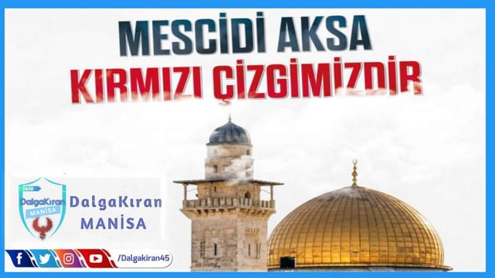 Şuan Mescid-i Aksa da olanları kimse görmezden gelemez Bir kişinin vicdanı varsa ve bir Müslümanın imanı varsa,bu işgale karşı duyarsız kalamaz @_aliyalcin_ #AksadaBaskınVar #KudüsİçinAyaktayız #ManisaBurada