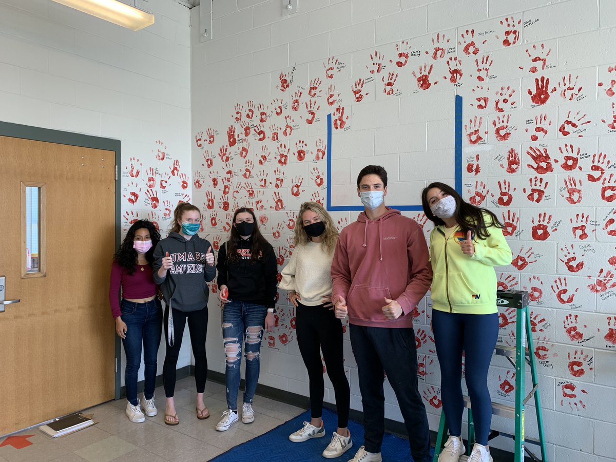 The Class of 2021 has made its mark on HHS. Figuratively, of course, but also literally!