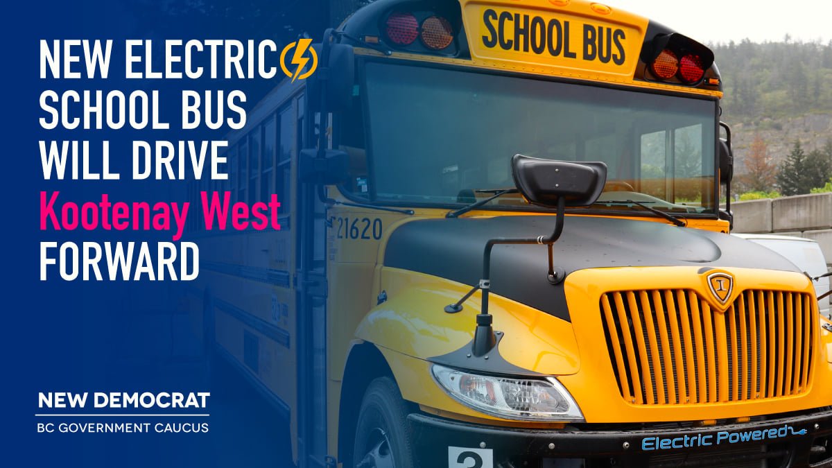 DriveMTI's tweet image. Our @SD20KC is set to be included amongst the first of BC's school districts to employ the use of electric school buses 🚌⚡
vancouversun.com/news/b-c-s-ina…
#sd20 #ElectricVehicle #GreenFuture @KatrineConroy
