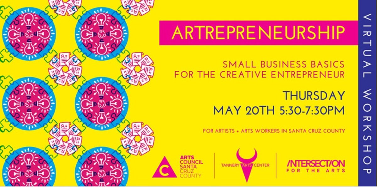 SantaCruzEDO's tweet image. Sharpen your skills to translate your visions for success into an actionable business plan.  Anthem Salgado is the owner and business coach of ART OF HUSTLE®. Create a clear a pathway

📆: 05/20/2021
🕤: 5:30PM
💸: $10
🌐: loom.ly/jL9Wy4M
#ArtsDevelopment #SantaCruz