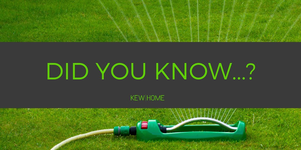 KewHome's tweet image. 𝗗𝗜𝗗 𝗬𝗢𝗨 𝗞𝗡𝗢𝗪...?

Home automation doesn't just have to be inside the home - you could set your garden sprinkler to go off when you're away on holiday, so you come home to lovely green grass! 🌱