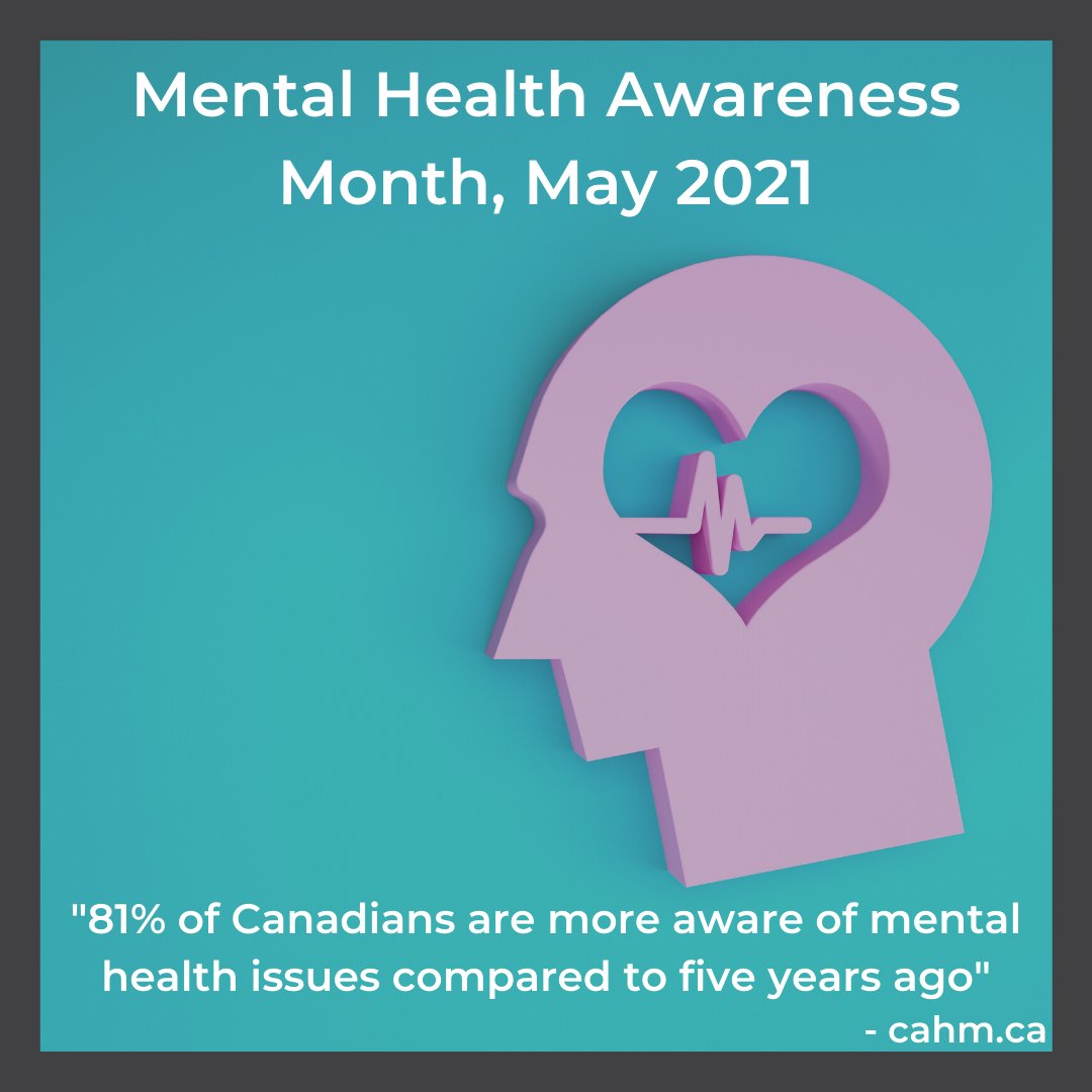Mental Health Awareness Day is this May, 2021. This month is a time to learn and share knowledge about mental health.

To learn how to recognize signs of poor mental health in family and friends, visit heretohelp.bc.ca 
#mentalhealth #mentalhealthawareness
