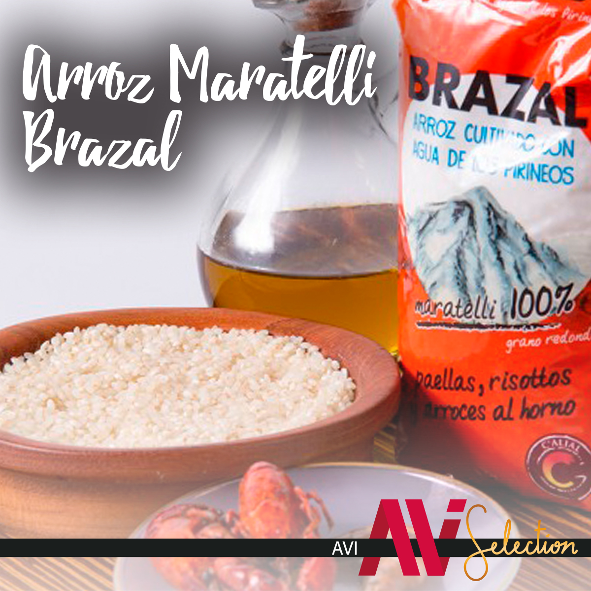 aviselection's tweet photo. Prepara #arroces de chuparte los dedos con el @ArrozBrazal #Maratelli. 

😋  Un #arroz de selección #gourmet perfecto para elaboraciones de #paellas, #risottos y arroces al #horno.

No te conformes con menos y hazte con él de la forma más cómoda en  👉   https://t.co/CMwCHfy9fS https://t.co/YJmTjMj1CY