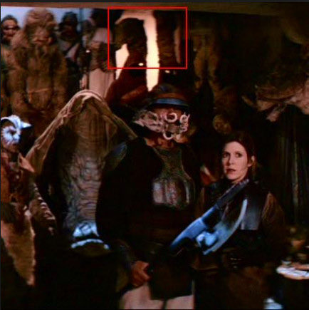 Cane Adiss: a two-headed, giraffe-like alien that can only be seen in one brief scene in the background of Jabba’s Palace