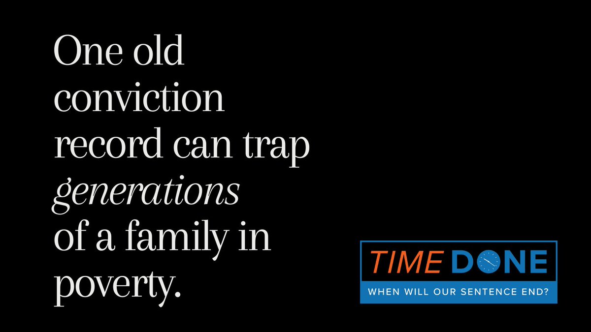 Refusing a second chance for those who have done their time and paid their debts gives a life sentence to entire communities. If we want to break cycles of crime and address generational trauma at its roots, we should #SunsetConvictions TODAY. #TimeDone #SB731