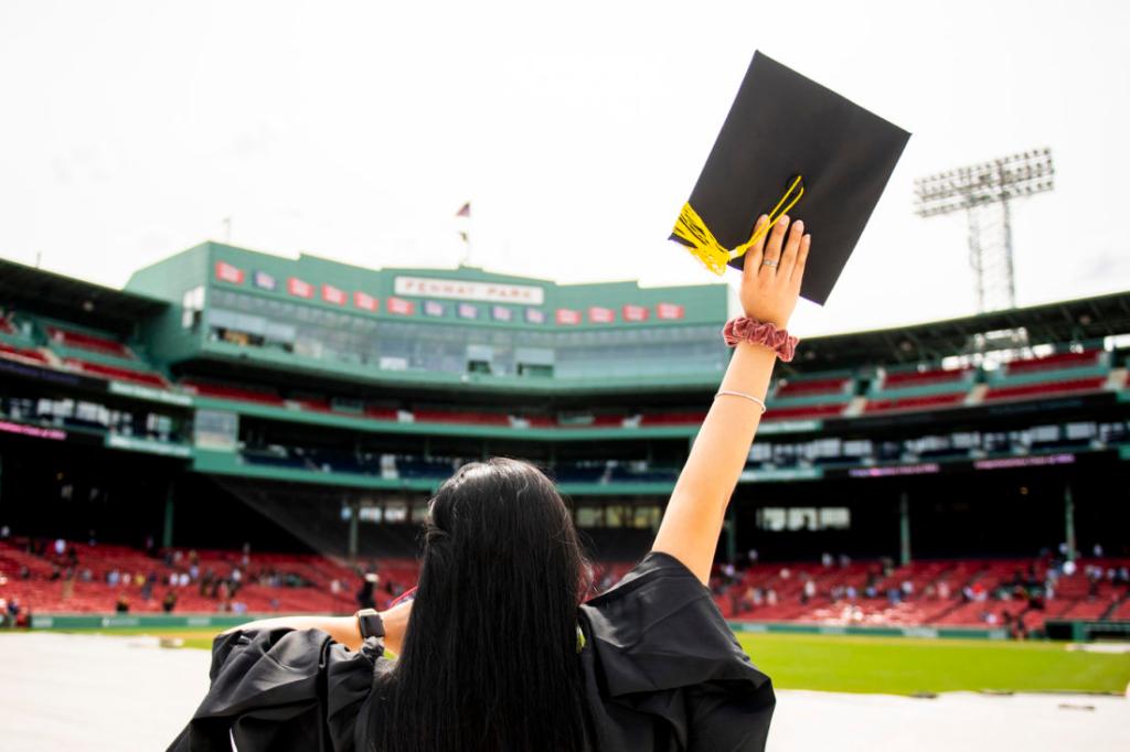 Relive all the action from 🎓 Commencement weekend at <a href="/fenwaypark/">Fenway Park</a>: bitly.com/3eF30Q9