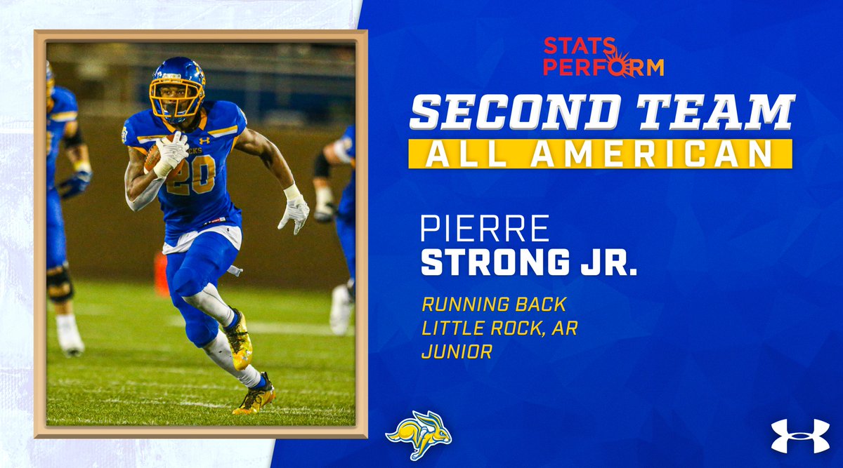 4 Jackrabbits were named to the @FCS_STATS All-American Team.

<a href="/greenfield_74/">Garret Greenfield</a> - 1st Team
<a href="/Logan_Backhaus/">Logan Backhaus</a> - 2nd Team
<a href="/Donald_G01/">Don Gardner</a> - 2nd Team
<a href="/pierrestrongjr/">Pierre Strong Jr.</a> - 2nd Team

#GoJacks 🐰🏈