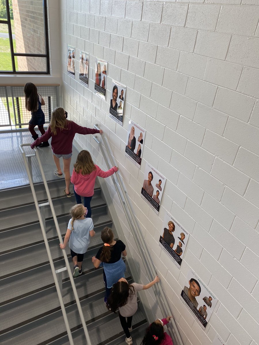 They are up and already piquing our students curiosity! I can’t wait to see what comes from all these amazing stories being in our school! Thank you @IAmASTEM! #iamascientist #STEMeducation #BELIEVEYOURPOSSIBILITIES @fcpsk12 @EliMistretta @JSESLibrary @JSESprincipal