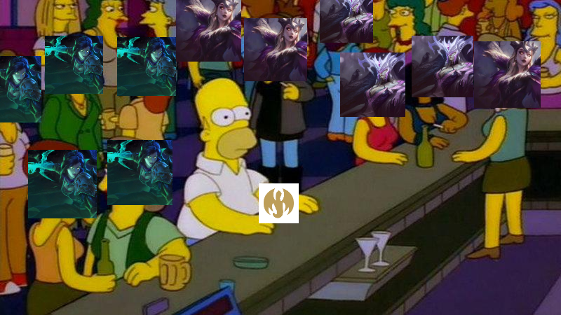 Duvries's tweet photo. Esta tarde he perdido 120 LP jugando al #TFT #teamfighttactics #tftset5 después de probar compos vs el meta actual y, tengo algo que decir:
-Quise que fueran Draconics pero no pude ( #erallorar ) @Snoodyboo https://t.co/To1o60VlOU