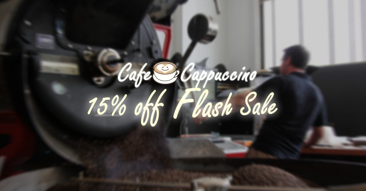 CafeCappuccino4's tweet photo. To celebrate the Creation of our new Social Media, we are offering a 15% Flash Sale on all our food products in-store, ending June 14th! #coffee #ammanford #ammanfordbusiness https://t.co/tB8Ko8IvAX