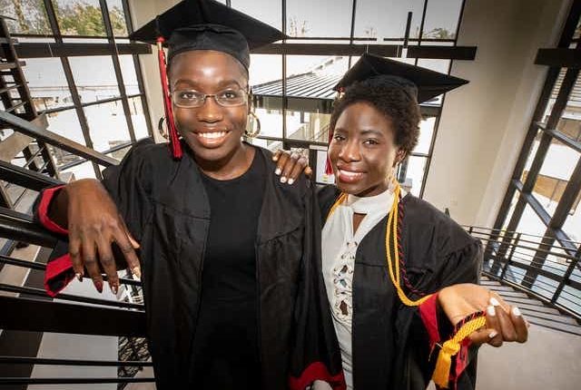 SaharaReporters's tweet photo. Two Chibok Girls Who Escaped Boko Haram In 2014, Graduate From US University | Sahara Reporters
The duo managed to escape captivity by jumping off the truck while they were being taken away by the kidnappers.
READ MORE: https://t.co/HPDoIx3p3t https://t.co/BXy8ypP4Ei