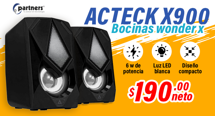 pcpartnersmx's tweet photo. 🎛️ Disfruta del mejor sonido con las #bocinas #Acteck X900, fácil de instalar con su conector USB/3.5mm, sólo conecta y ¡¡listo!! 👉https://t.co/37FwpIPZp3

☎️ 33 3126 8308
📨 ventas@pcpartners.com.mx }

#computo #sonido #Tecnologia https://t.co/XQfx3t7iEB