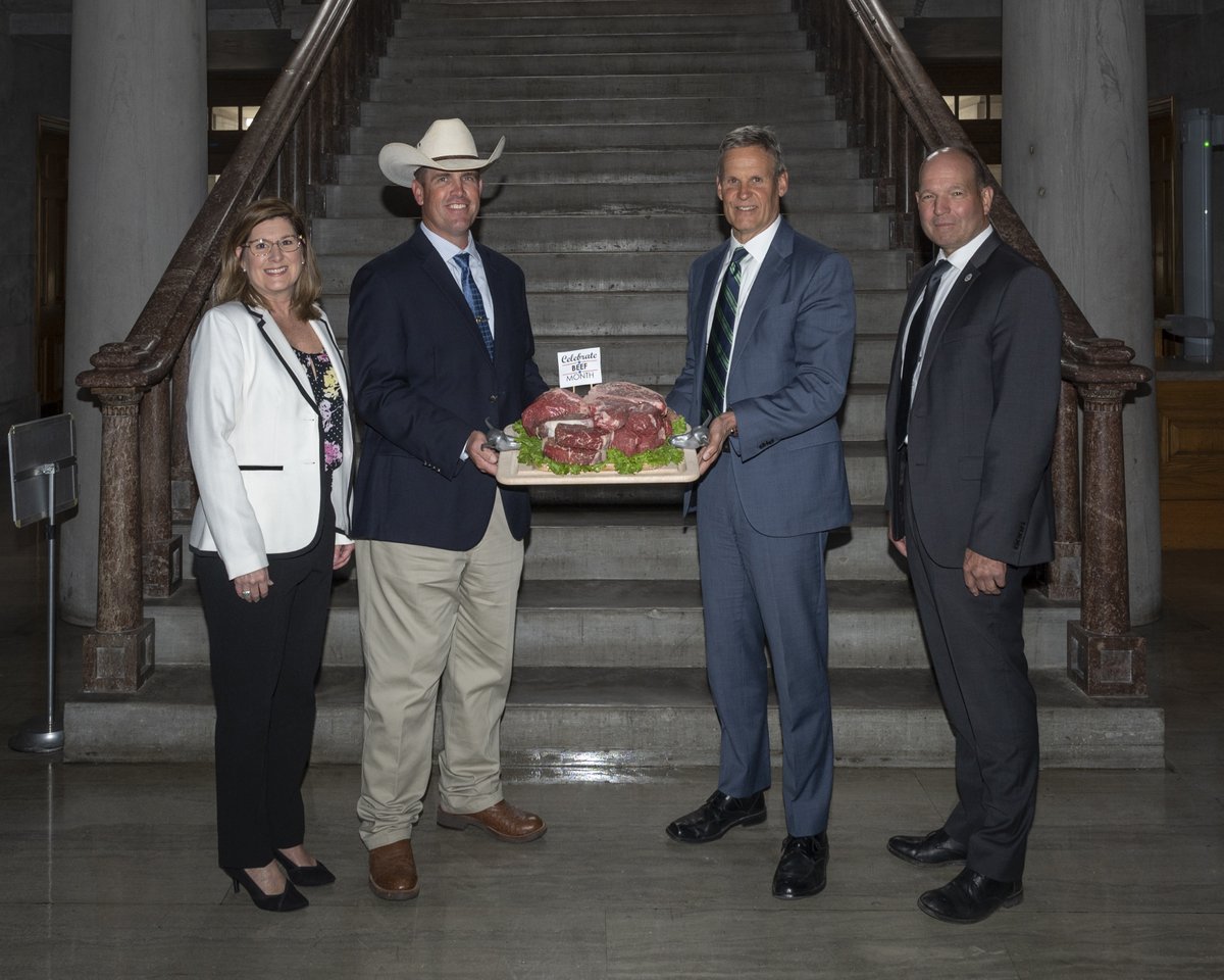When the <a href="/TNBeefCouncil/">TN Beef Council</a> visits the Capitol, you never have to ask, "Where's the beef?"

Proud to celebrate #NationalBeefMonth and the important contributions of our state's 37,000 cattle producers.