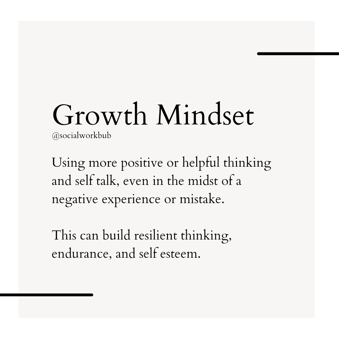 socialworkbub's tweet photo. #Growthmindset is an essential ability to have in order to move through life's trials. Clients &amp; even ourselves can becomes hardened and pessimistic. But language holds power, and changing our language can allow for a stronger &amp; ensuring mindset. 🌳 #mentalhealth #socialworker https://t.co/HMaOMSXfpl