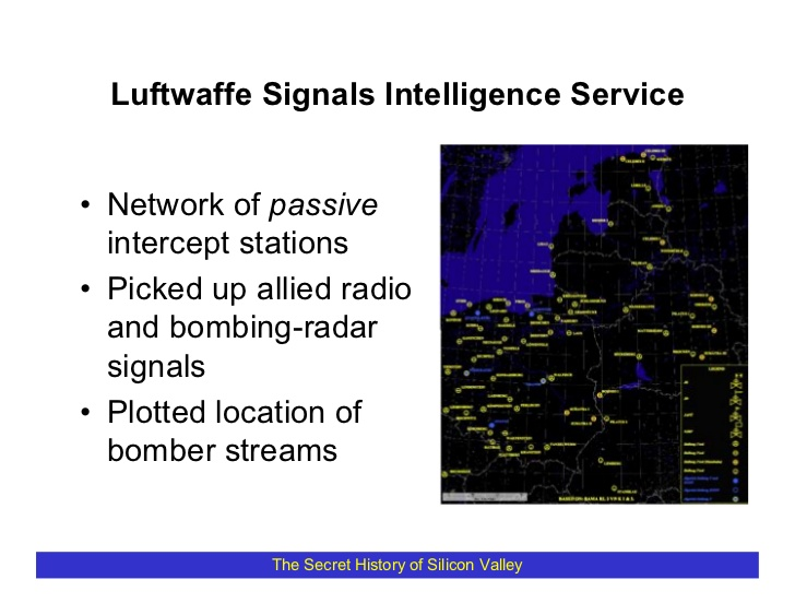 This clever synchronization scheme of the CH radar builders to avoid the UK National Grid's mains cycle/powerline hum from screwing up their radar ended up camouflaging the CH signal from the Luftwaffe radar signals intercept boffins.9/