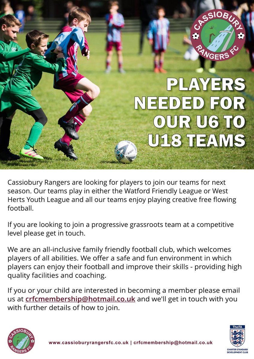 Cassiobury Rangers FC tweet media