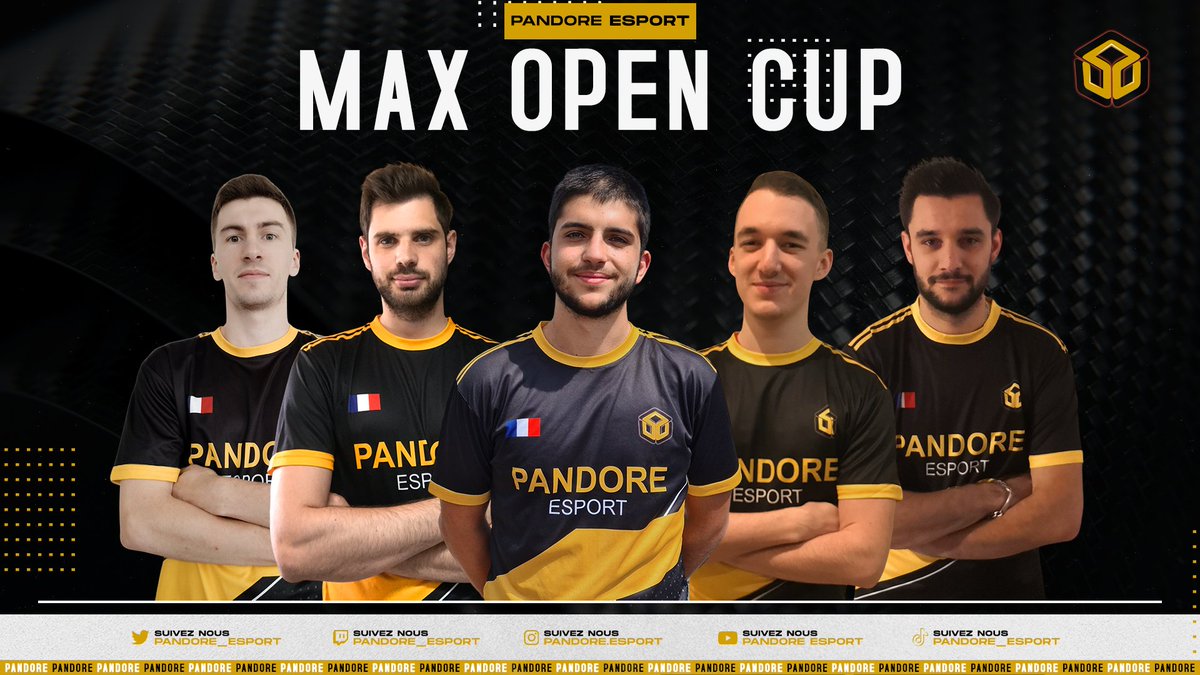 Pandore_esport's tweet image. [ #Hearthstone ]

Nous prendrons part au tournoi #MaxOpenCup de la @MAXTeamEsport en nombre côté Pandore !

Nous serons 5 à représenter la structure, que ce soit nos joueurs (@EldiabloHs, @GaetusHS, @Vybon_HS) et staffs (@Kardas_HS, @Valdyrion).

Bon courage à partir du 6 Juin 💪🏻